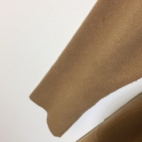 CAbi Camel Colored Long button up sweater - Picture 4 of 6